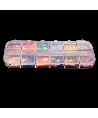Desikixudy 3D Shape New Nail Clear Nail Pearl Diy Nail Art Decorations Rhinestone Manicure Tools 3# Colorful Vest Sequins - Buy Online on SooperMarket.com