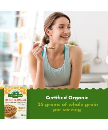 â€œCascadian Farm Organic Oats & Honey Granola Cereal 16 oz - Healthy Breakfastâ€‌ - Buy Online on SooperMarket.com