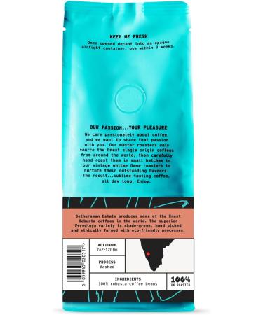 Coffee Ground for Cafetiere 227g Bag Indian Ground Coffee Ideal Moka Pot Chocolate Nuts & Fruits Notes 100% Robusta Medium Roast Speciality Freshly Roasted Single Origin (We Are Coffee Co) Ground Cafetiere 227 g (Pack of 1) - Buy Online on SooperMarket.com