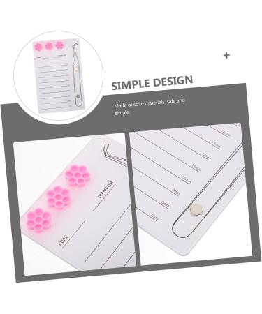 Gogogmee Magnetic Eyelash Board False Eyelashes Eyelash Display Board Lash Pallet Eyelash Holder Board Lash Extension Supplies Lash Storage Board Eyelashes Grafting Tool White Acrylic - Buy Online on SooperMarket.com