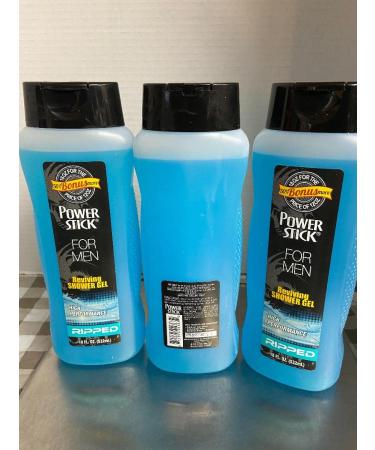 Ripped Shower Gel Body Wash (3 EA 18 oz)