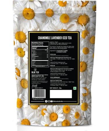 Chamomile Lavender Iced Tea - 36 Tea Bags | Refreshing Herbal Cold Brew Detox | Gluten-Free & GMO-Free - Buy Online on SooperMarket.com
