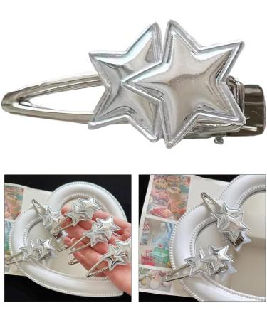 JSGHGDF Metallic Shape Hair Clip Spring Hair Clip for Woman Taking Photo Shopping Travel n-slip 1 pair - Buy Online on SooperMarket.com