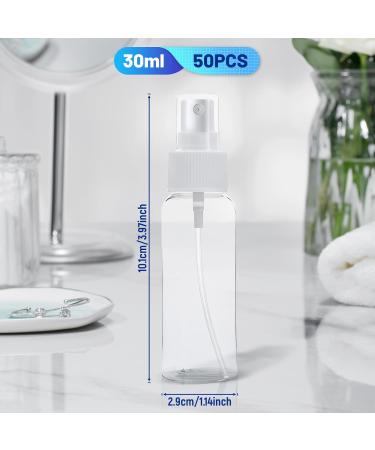 F Fityle 50 Pcs Small Spray Bottles 30ml Empty Perfume Atomizers Travel-Friendly Transparent Bottles for Body Care & Cosmetics - Buy Online on SooperMarket.com