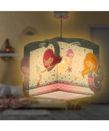 Dalber Mermaid Ceiling Lamp for Children's Room - E27 Pendant Light | Kids Lighting - Buy Online on SooperMarket.com