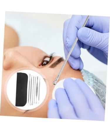 Baluue 1 Set Blackhead Removal Tool Scraper Tool Blemish Extractor Tool Pore Cleaner Stainless Steel Silver - Buy Online on SooperMarket.com