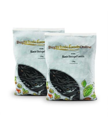 Organic Black (Beluga) Lentils 5kg (BWFO)