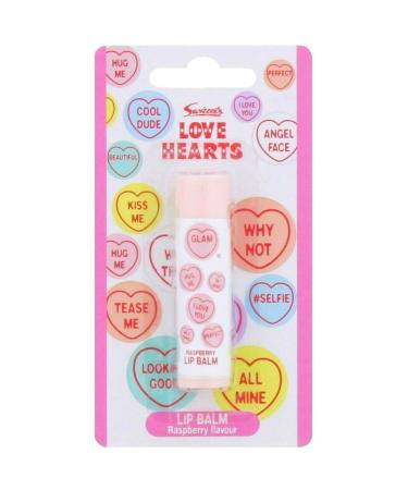 Swizzels Love Hearts Lip Balm - Raspberry Flavour