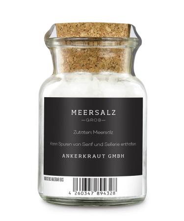 Buy Ankerkraut Coarse Sea Salt 170g in Cork Glass | Premium Table Salt for Gourmet Cooking | International Shipping Available - Buy Online on SooperMarket.com