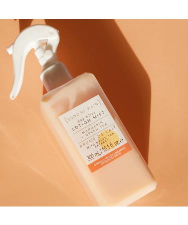 Sunday Rain Day Bliss Lightweight Moisturising Body Lotion Mist Spray Vegan & Cruelty-Free with Mandarin & Green Tea Extract 300ml - Buy Online on SooperMarket.com