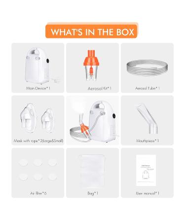 Portable Nebulizer for Home and Travel Use - Handheld Mesh Machine for Adults and Kids | Strong Cool Mist - Buy Online on SooperMarket.com