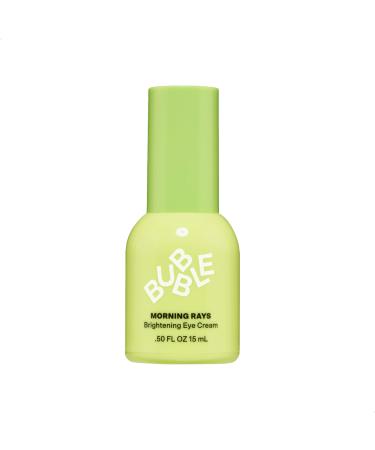 Bubble Skincare Morning Rays Brightening Eye Cream - Vitamin C Under Eye Cream for Dark Circles & Puffiness - Enriched with Green Tea Extract to Calm Protect & Soothe Skin (15ml)