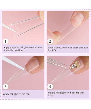 Saviland Nail Glue 20PCS - Professional Super Strong Acrylic Nail Tips Adhesive for Long Lasting Press on Nails - 0.07oz/pc C2-20PCS Set - Buy Online on SooperMarket.com