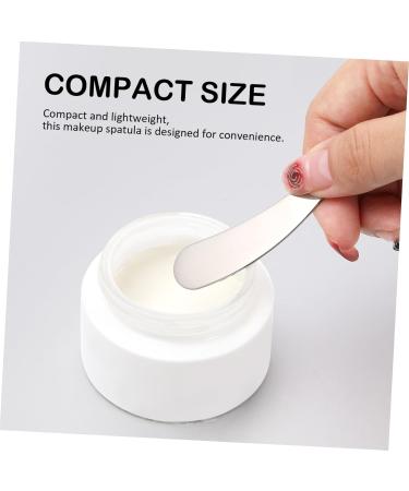 BELLIFFY 2pcs Cosmetic Spatula Make up Spatula Tool Makeup Spatulas Facial Spatula Cream Rod Stainless Steel - Buy Online on SooperMarket.com