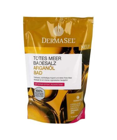 Dermasel dead sea swimming salt argan oil bathroom
