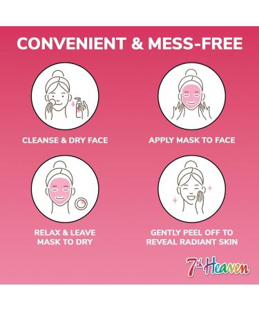 7th Heaven Cucumber Peel Off Face Mask with Hyaluronic Acid - Plump and Firm - All Skin Types - Buy Online on SooperMarket.com