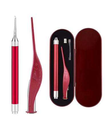 Aluminum Alloy Ear Cleaner Device - Red, Reusable Ear Plugs for Small Ear Canals - Surprising Gift - 1 Count - Buy Online on SooperMarket.com