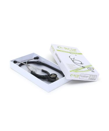 Stethoscope for Doctors & Medical Students | Comfortable Aluminum Chest Piece Flexible Latex-Free Tube Soft Ear Knobs - Micro Brown (Black - Buy Online on SooperMarket.com