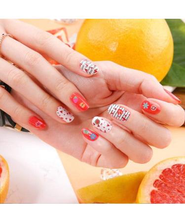 CCINEE Nail Art Slices 3D Assorted Fruit Slices Animal Flower Polymer Clay Slices for Slime Craft 4500PCS 1/5 Inch Style 1 - Buy Online on SooperMarket.com