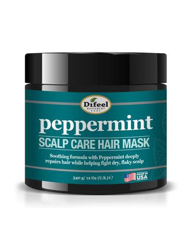 Difeel Peppermint Scalp Care Hair Mask 12 oz.