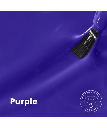 MAYCHAO Indigo Gel Nail Polish 15ML Purple Gel Polish Soak Off UV LED Nail Polish Nail Art Starter Manicure Salon DIY at Home 0.5 OZ - Buy Online on SooperMarket.com