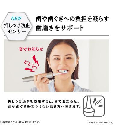 Panasonic EW-DP56 Doltz High Grade Bluetooth Electric Toothbrush (Silver) | 2022 Model | Japan Import - Buy Online on SooperMarket.com