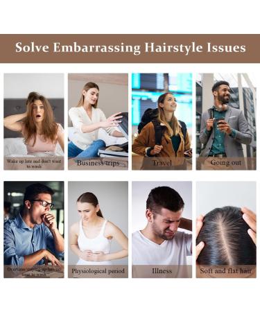 Quick Hair Oil-Remove Powder 12g | Unisex Texturising Dry Shampoo | Instant Root Lifting and Oil Control | Matte Volume Powder with Mirror and Puff | For All Hair Types | Includes Applicator - Buy Online on SooperMarket.com