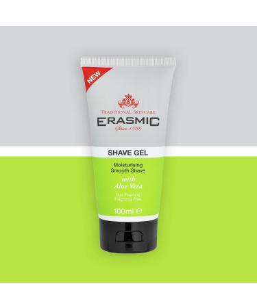 Erasmic Moisturising Aloe Vera Shave Gel 100ml | Smooth Shaving Experience - Buy Online on SooperMarket.com
