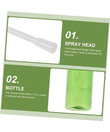 FOMIYES 80 Pcs 15ml Travel Spray Bottles - Fine Mist Sprayer for Nasal Irrigation - Empty Green Pet Bottles - Buy Online on SooperMarket.com