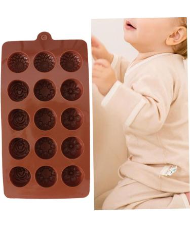 MAGICLULU 2pcs Decor Chocolate Silicone Molds Sphere Baking Silicone Candy Mold Candy Molds Silicone Moulds Cake Mold Silcone Molds Flower Baking Mould Cake Baking Molds Waffles Flowers mediumx2pcs Coffeex2pcs - Buy Online on SooperMarket.com