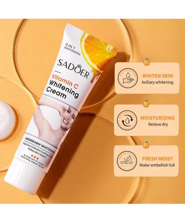 2pcs Skin Whitening Cream | Intimate Lightening & Dark Spot Remover with Vitamin C 1.76oz Each - Buy Online on SooperMarket.com