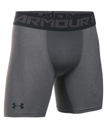 Under Armour Men's HeatGear Armor 2.0 Comp Short L Carbon Heather / Black