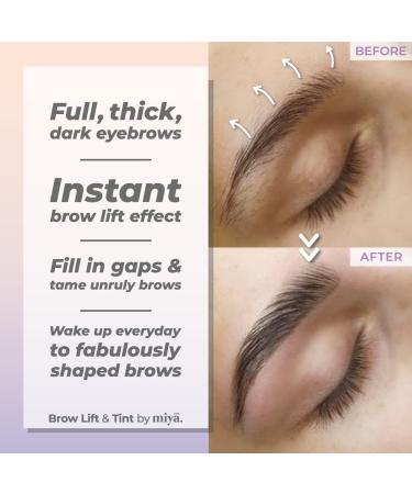 MIYA LASH Lash Lift & Brow Lamination Kit - Fuller, Thicker, Voluminous Eyebrows & Curled Eyelashes - Professional 8 Weeks Results - Keratin At-Home Brow & Lash Lift Kit with All Tools - Buy Online on SooperMarket.com