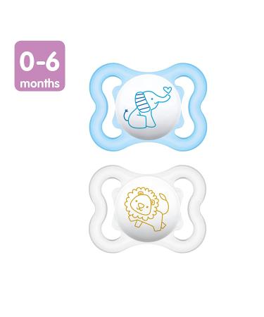 MAM Mini Air Pacifiers  MAM Sensitive Skin Pacifier 0-6 Months  Best Pacifier for Breastfed Babies  Baby Boy Pacifiers  0-6 (Pack of 2) - Buy Online on SooperMarket.com