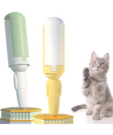 Reusable lint rolls for animal hair 2 pieces of reusable animal hair remover lint roll self -cleaning lint remover.