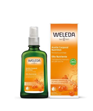 Weleda Hydrating Body & Beauty Oil Sea Buckthorn Extracts 3.4 fl oz (100 ml)