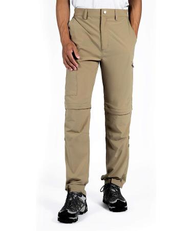 Wespornow Men's Convertible Hiking Pants - Quick Dry Lightweight Cargo Pants for Outdoor Fishing Safari - Khaki X-Large - Buy Online on SooperMarket.com