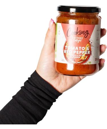 Cottage Delight - Tomato and Red Pepper Pasta and Pizza Sauce 350g - Buy Online on SooperMarket.com