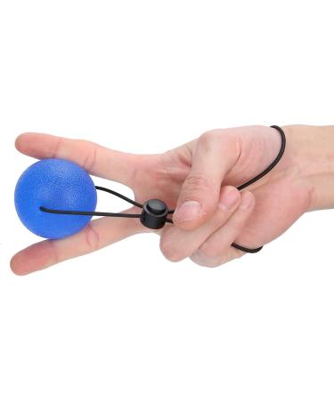 Demeras Wrist Finger Massage Exerciser - Stress Relief Fitness Training Squeezing Balls with Bungee Cord | Blue 30 Degrees - Buy Online on SooperMarket.com