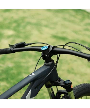 Thinvik Bicycle Stem Headset Top Cap Mount for Wahoo Mini, Elemnt & Bolt - Pro-Blue Insert | CNC Aluminum Alloy | GPS Bike Computer - Buy Online on SooperMarket.com