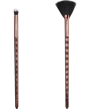 Make Up Brushes LaRoc 10pc - Professional Diamond Makeup Brush Set Complete Coverage Make Up Set - Concealer Powder Brush Eyeliner Eyeshadow Brushes & More - Deep Bronze - Buy Online on SooperMarket.com