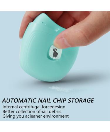 Spactz Electric Nail Clipper Portable Automatic Nail Clippers for Adults Electric Nail Clippers Green Easy to Use - Buy Online on SooperMarket.com