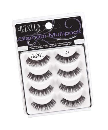 Ardell Glamour 101 Demi Black False Lashes  4 pairs x 1 pack