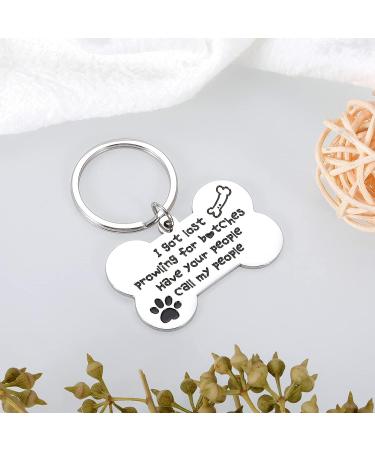 Personalized Funny Gifts for Cat and Dog Lovers - Stainless Steel Pet Tag for Dogs and Cats - Perfect Birthday or Christmas Gift for Son, Daughter, or Bestie - Buy Online on SooperMarket.com