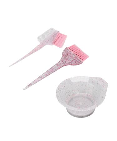 Hair Dye Brush Set - Ergonomic Handle 3 Pack for Home Use (Pink) | Perfect for Vibrant Color Application - Buy Online on SooperMarket.com