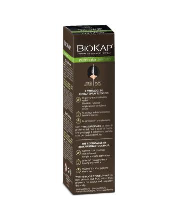Biokap Spray Touch Up - Black - 2.5 Ounce | Quick Hair Color Solution for International Shipping - Buy Online on SooperMarket.com