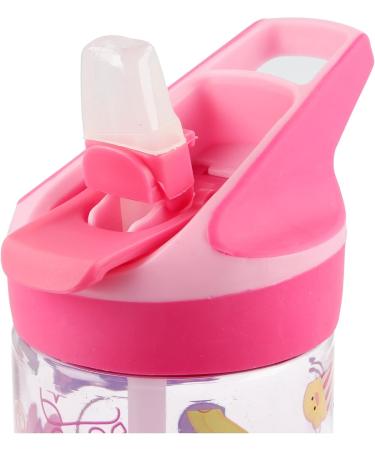 Peppa Pig Reusable Tritan Water Bottle for Kids | BPA-Free Anti-Drip Silicone Straw Easy Push Button | 620 ml Capacity - Buy Online on SooperMarket.com