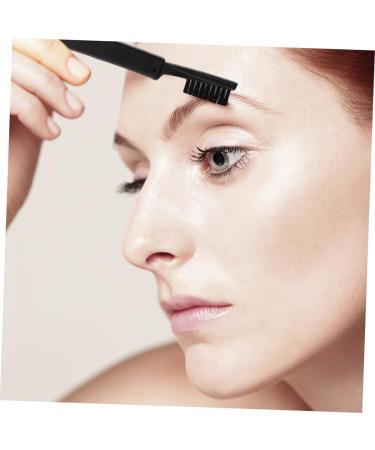 minkissy Lash Comb Makeup Mascara Brush Folding Eyebrow Brush Eyebrow Spoolie Eyebrow Brush Makeup Eyebrow Comb Folding Eyebrows Comb Makeup Brush Eyelash Comb Dual Purpose Brush Spiral 15.2*3cm Black - Buy Online on SooperMarket.com