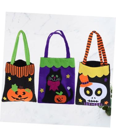 PRETYZOOM 3pcs Halloween Handbag Candy Bag Candy Bags Candy Halloween Candy Bag Props Portable Child - Buy Online on SooperMarket.com