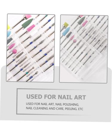 minkissy 3 Sets Nail Polisher Nail Drills for Acrylic Nails Professional Manicure Nail Drill Bits Power Tools Manicure Trimming Polishing Heads Efficient Alloy Tungsten Steel Tapa - Buy Online on SooperMarket.com